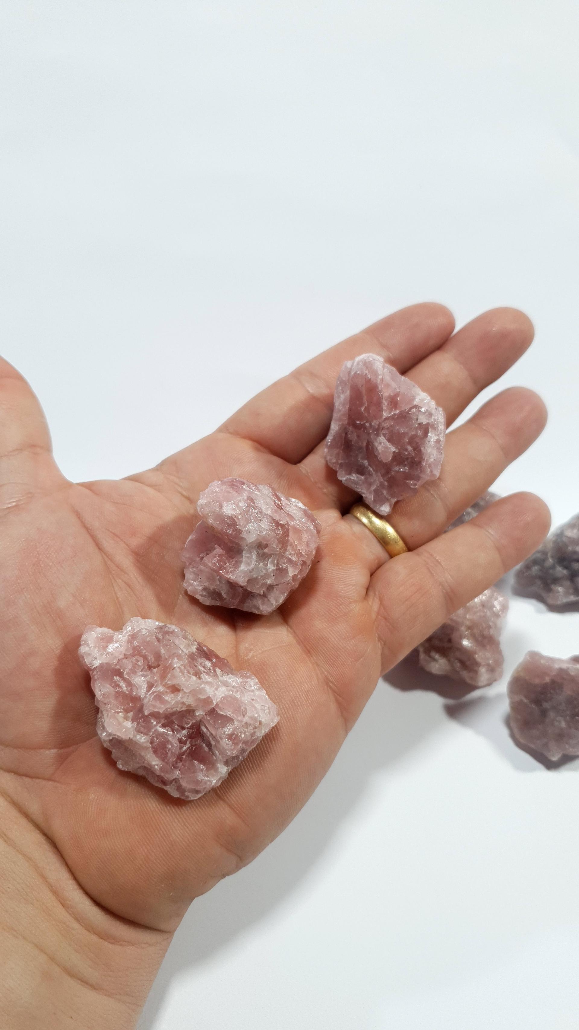 Quartzo Goiaba Natural – Bruto