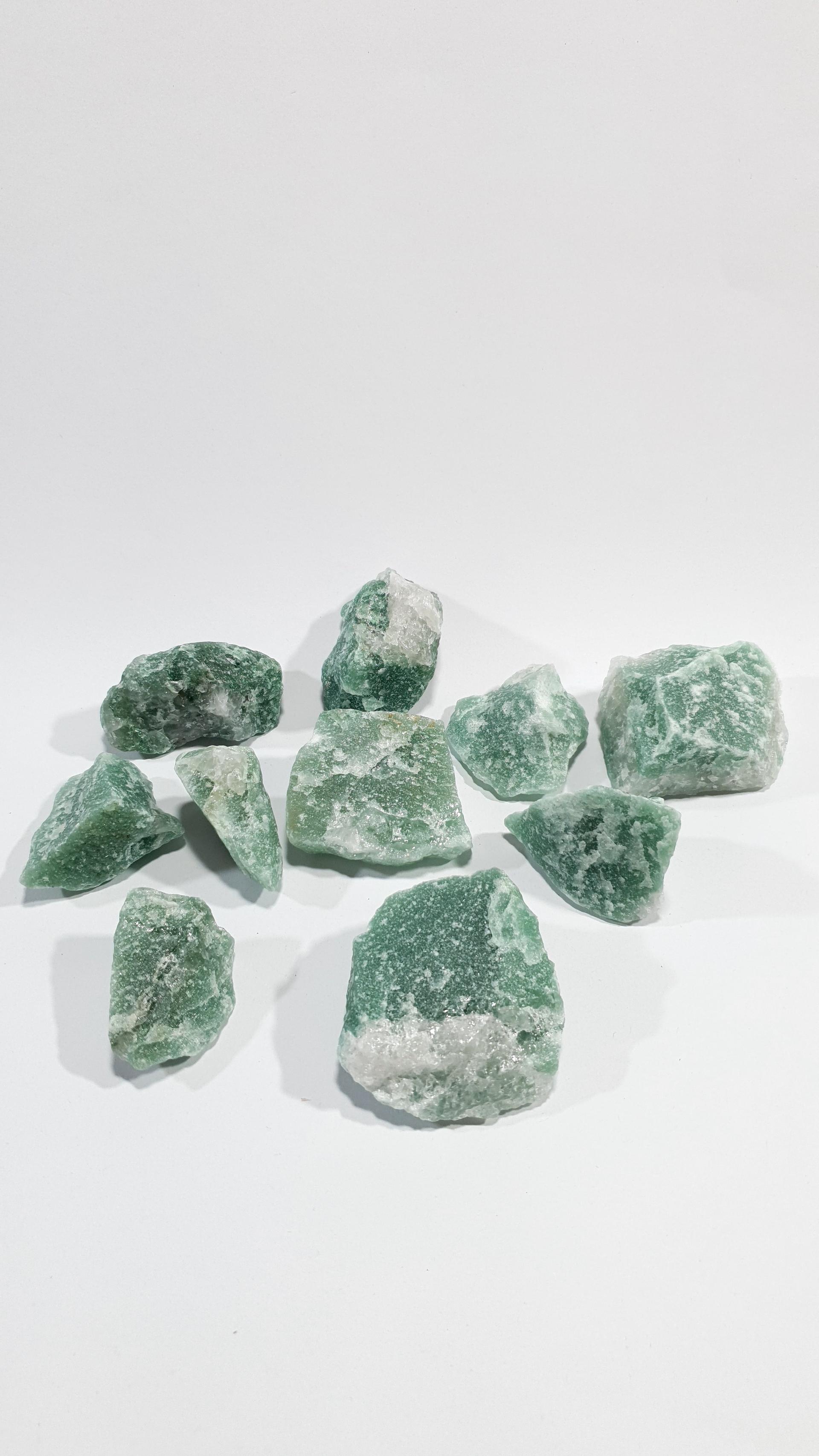 Quartzo Verde Natural Bruto