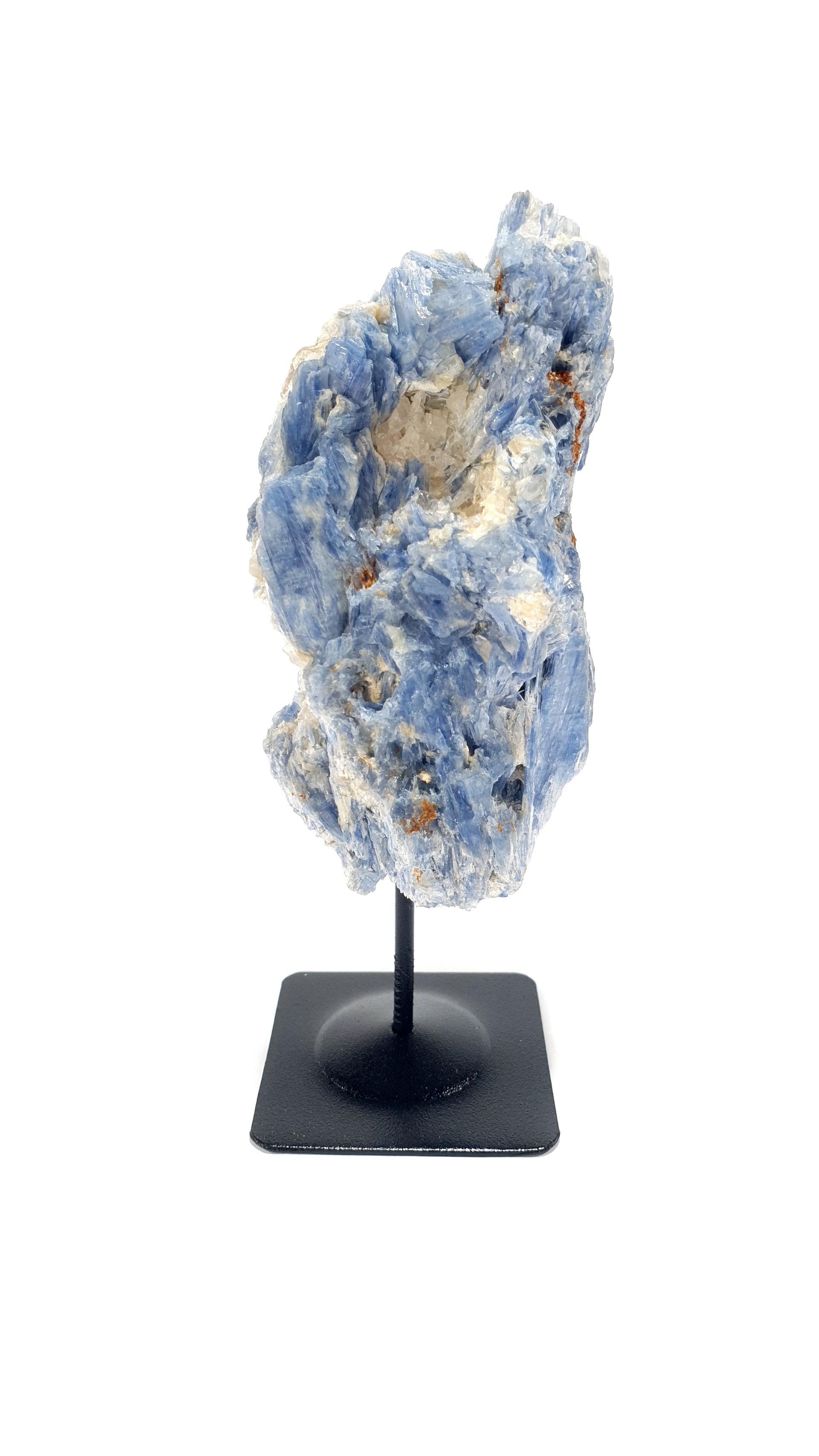 Cianita Azul com Base de Metal — Bruto